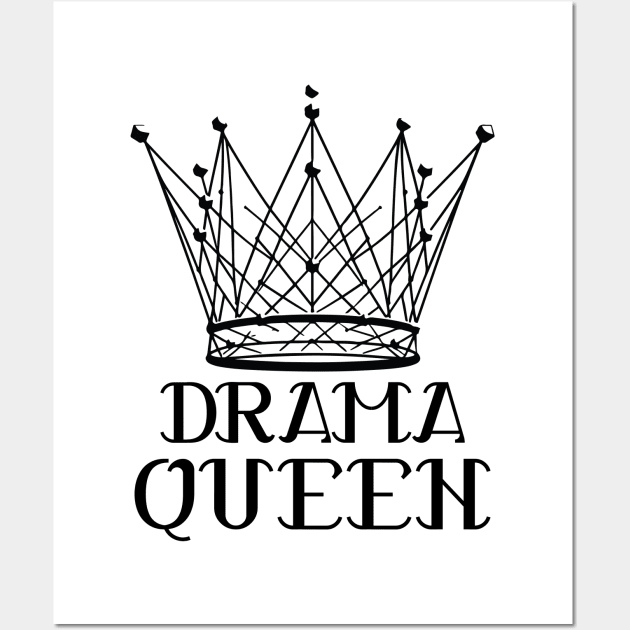 Drama Queen Wall Art by Quirkypieces